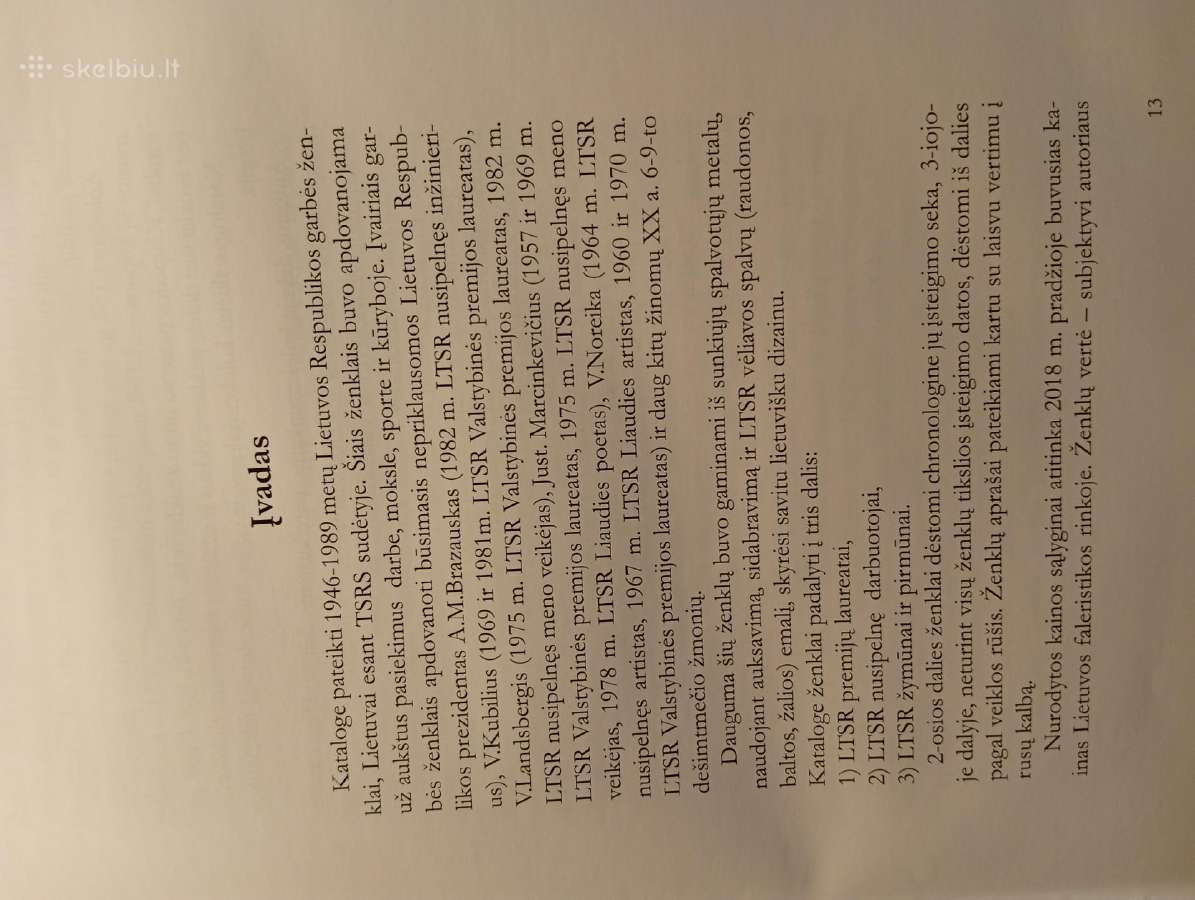 Parduodu katalogą. Lietuviški Garbės ženklai. - nuotraukos Nr. 3