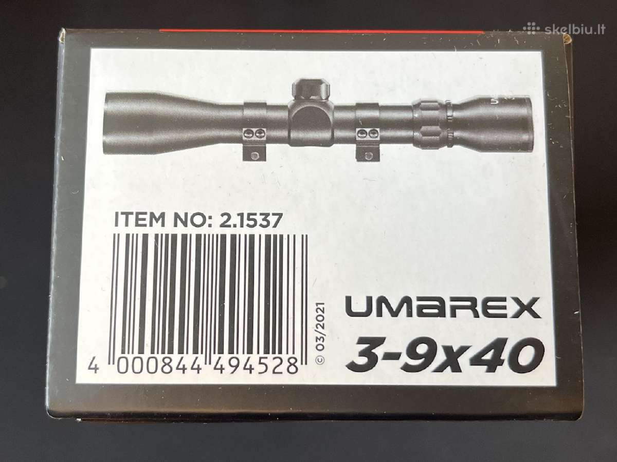 Optika Umarex 3-9x40 - nuotraukos Nr. 7