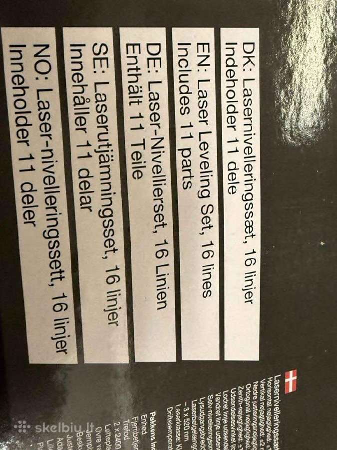 Trolla 13155 žalio spindulio lazerio komplektas - nuotraukos Nr. 5