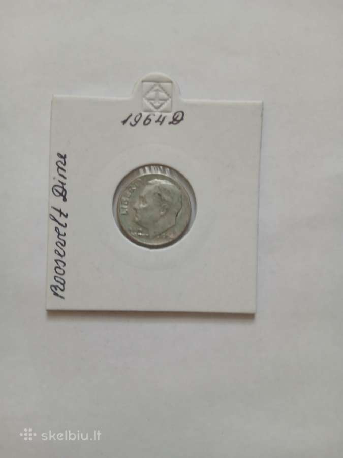 JAV 1964d Ruzvelto daimas sidabras