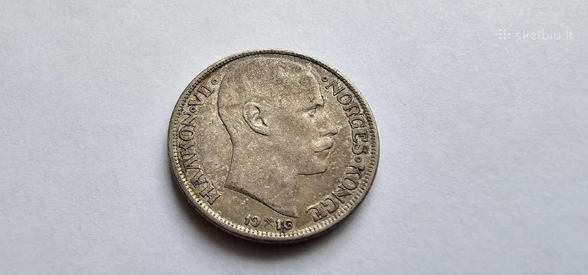 1916 1 krona Norvegija, reta