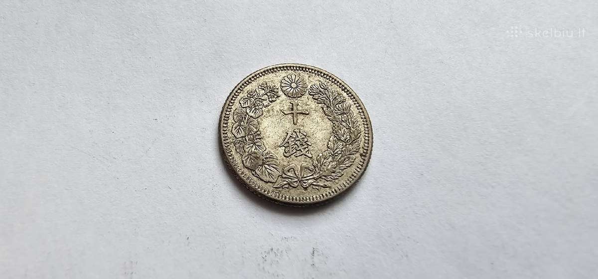 1900 10 centu Japonija aunc - nuotraukos Nr. 2