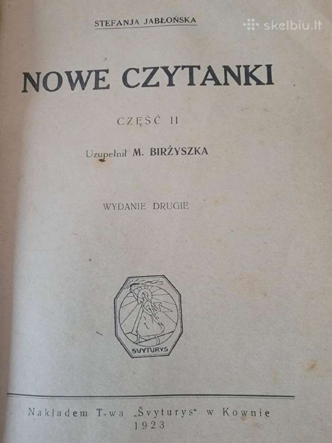 1923 m.knyga lenkų kalba "Nowe czytanki" - nuotraukos Nr. 2