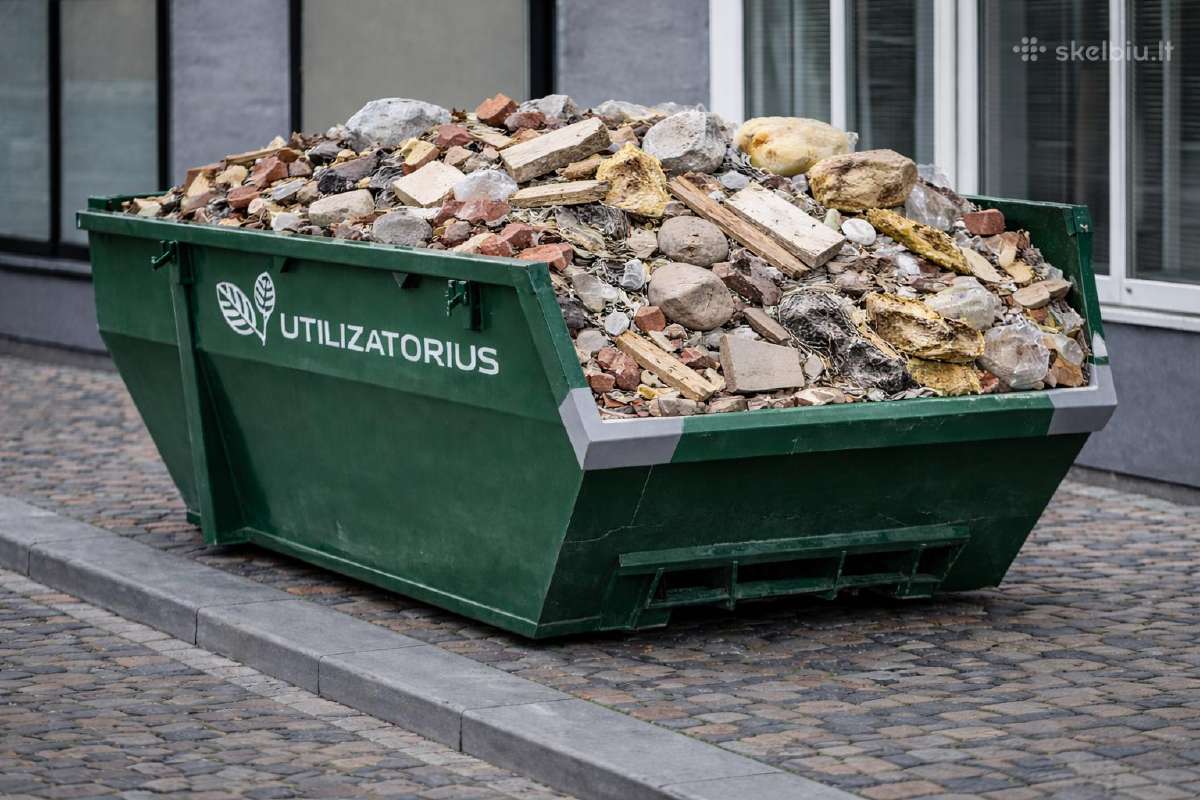Statybinių atliekų išvežimas – išnešame, išvežame - nuotraukos Nr. 3