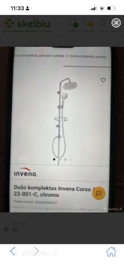 Dušo sistema - nuotraukos Nr. 2
