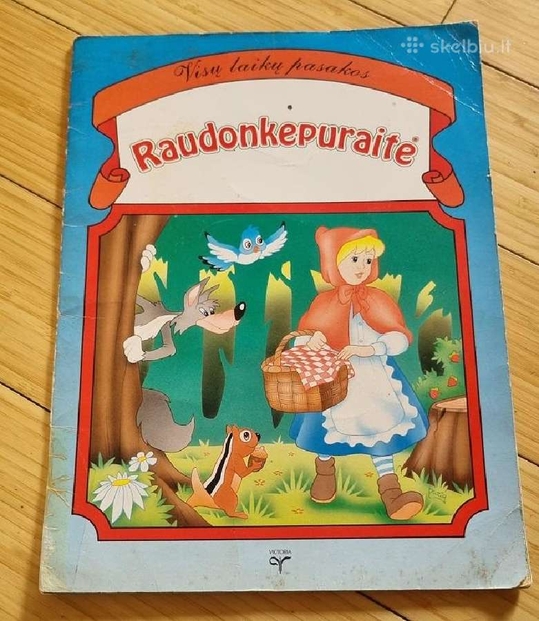 Knyga vaikams "Raudonkepuraitė"