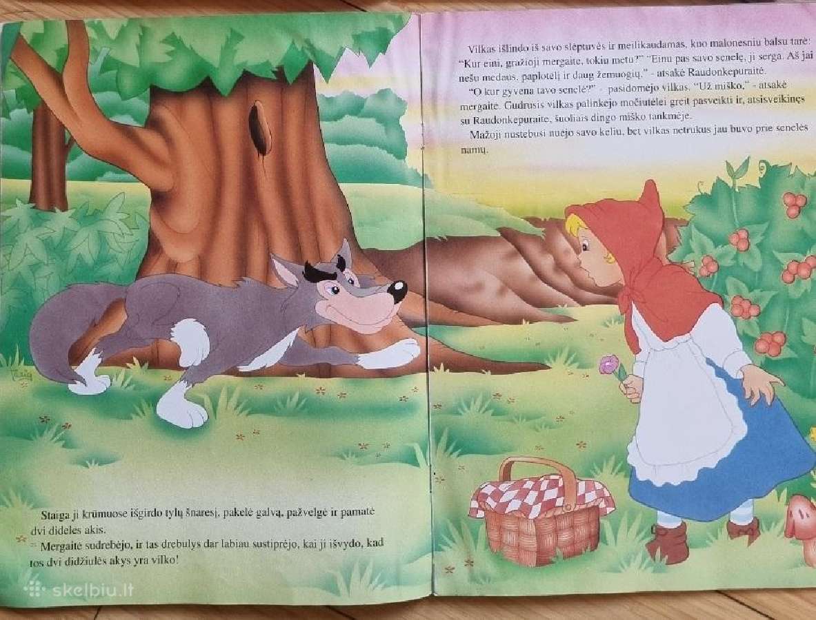 Knyga vaikams "Raudonkepuraitė" - nuotraukos Nr. 4