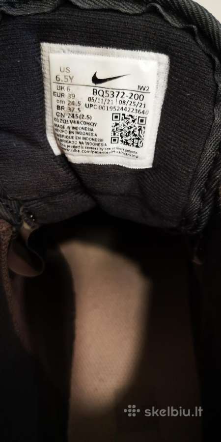 Nike Manoa aulinukai 39 d. - nuotraukos Nr. 9