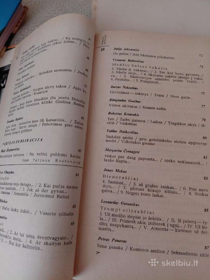 Knyga Poezijos Pavasaris 87 - nuotraukos Nr. 9