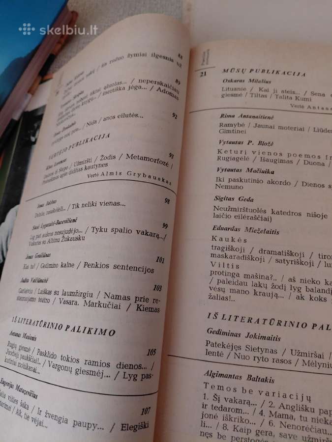 Knyga Poezijos Pavasaris 87 - nuotraukos Nr. 10