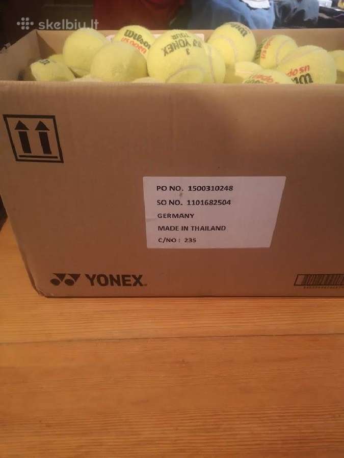 Naudoti teniso kamuoliukai 0,40eu, labai tinka aku - nuotraukos Nr. 3