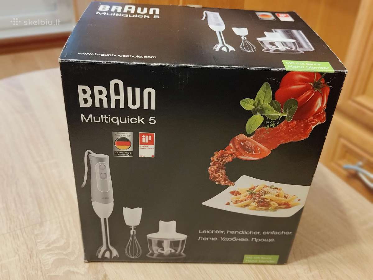 Smulkintuvas Braun Multiquick 5 Mq535