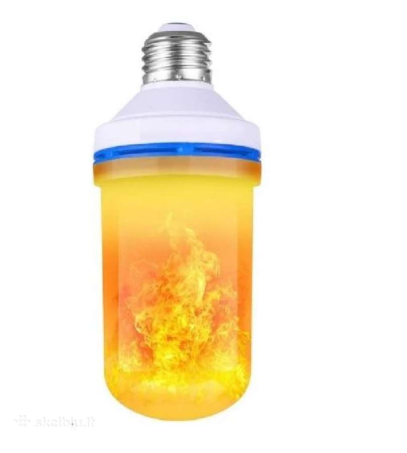 LED lempos su liepsnos efektu