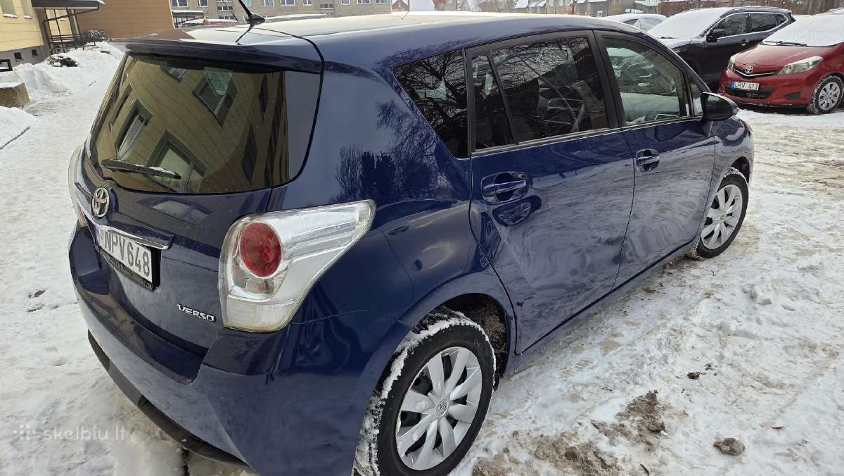 Toyota Verso 2014-09, tik 155000 km,ta-2m 7990 Eur - nuotraukos Nr. 4