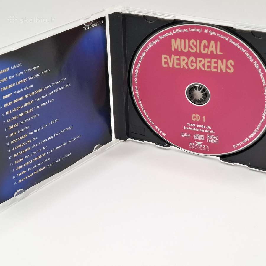 The Musical Singers – Musical Evergreens Cd1 (CD) - nuotraukos Nr. 3