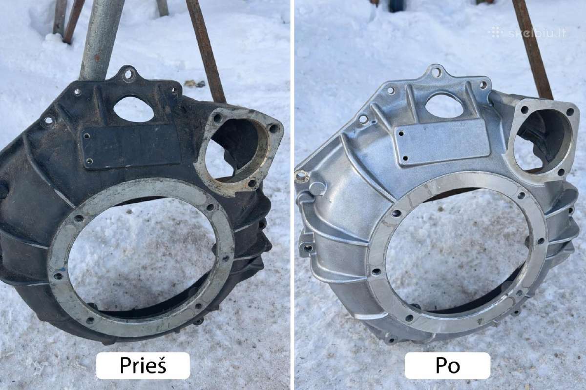 Lazerinis metalo valymas Rūdys, dažai, oksidacija