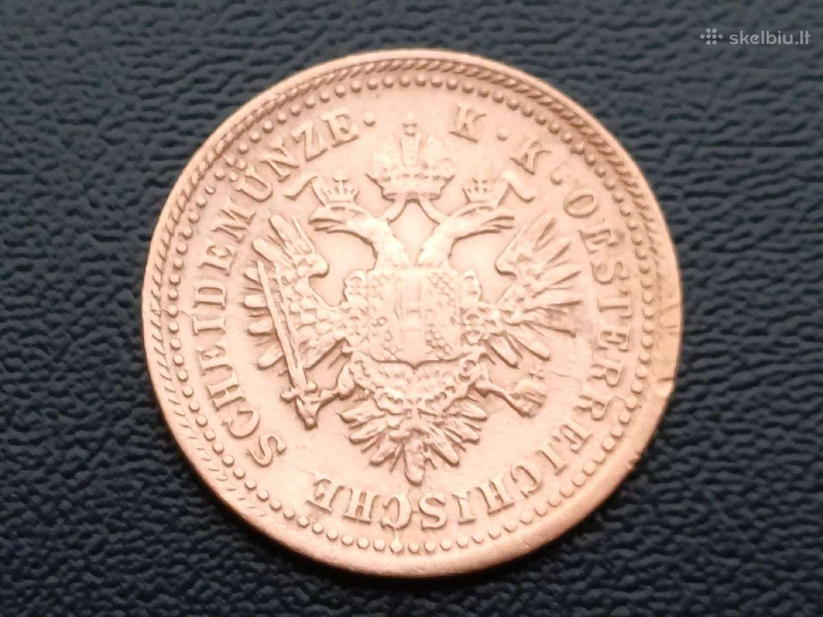 1 kreiceris 1851m. Austrija - nuotraukos Nr. 2