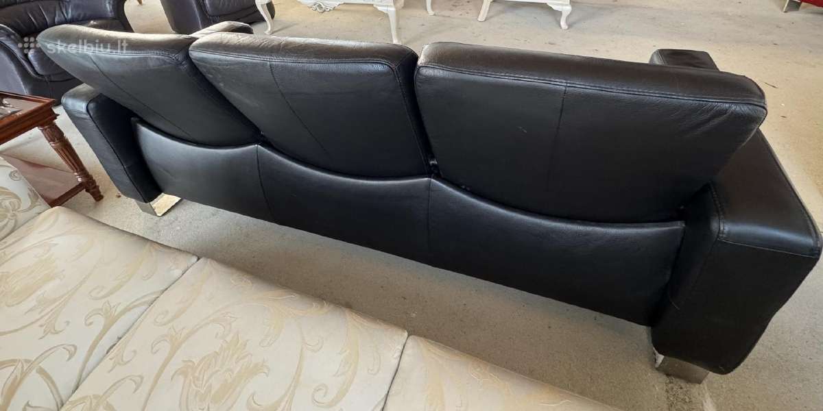 Stressless natūralios odos sofa - nuotraukos Nr. 9
