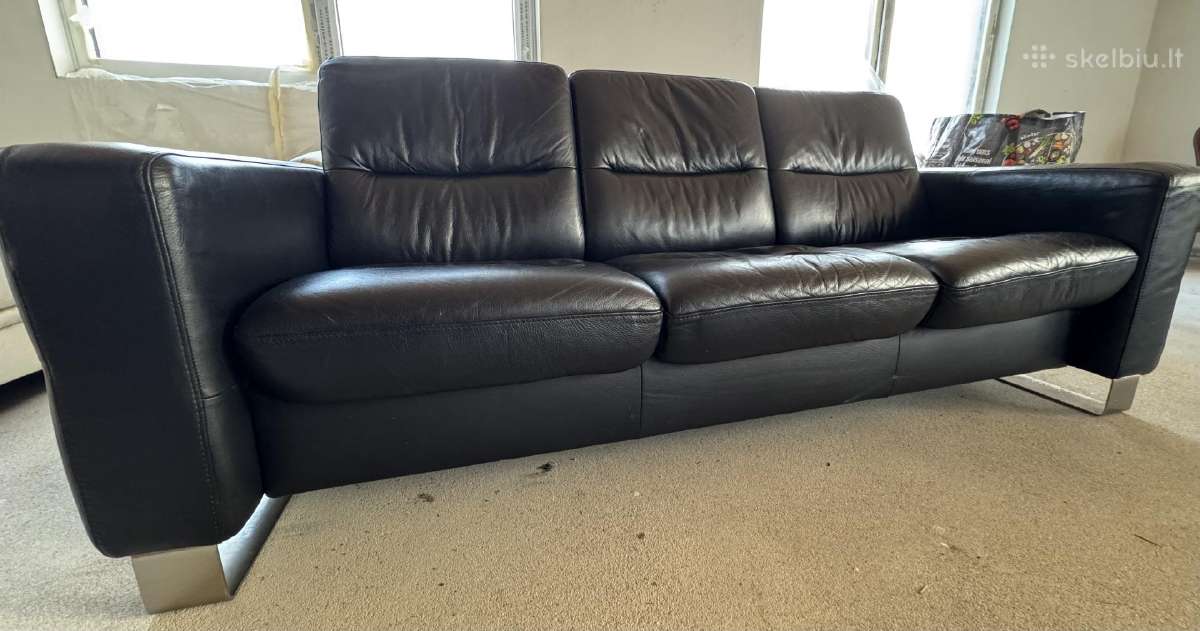 Stressless natūralios odos sofa - nuotraukos Nr. 10