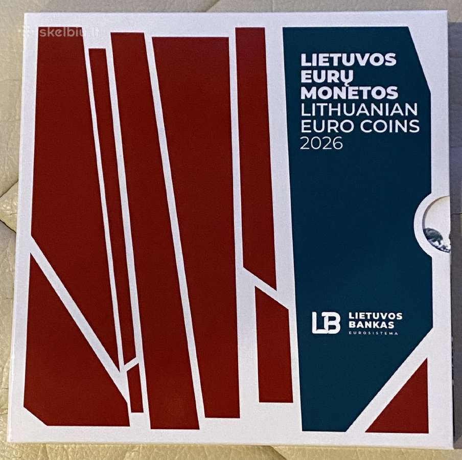 2026 metų laidos apyvartinių monetų rinkinys