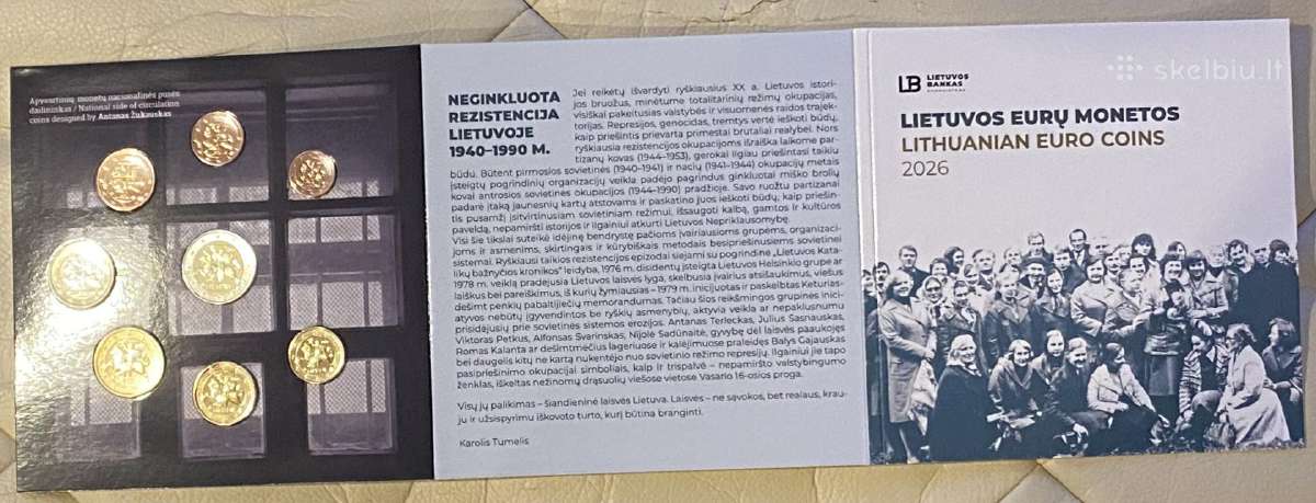 2026 metų laidos apyvartinių monetų rinkinys - nuotraukos Nr. 6