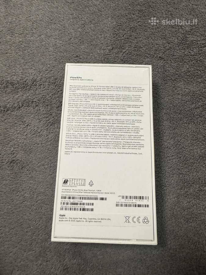 Parduodu telefoną iPhone 15pro