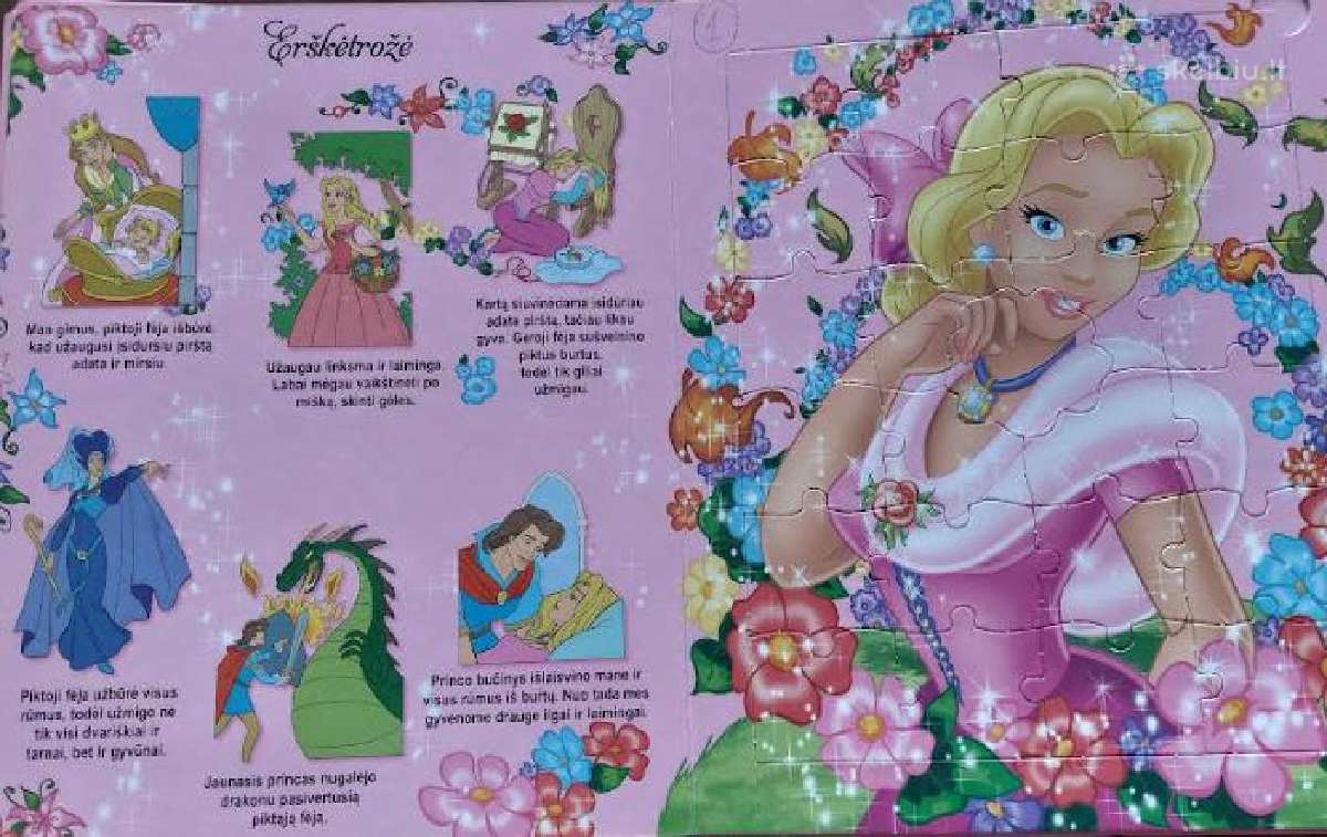 Dėlionė Princesės - nuotraukos Nr. 3