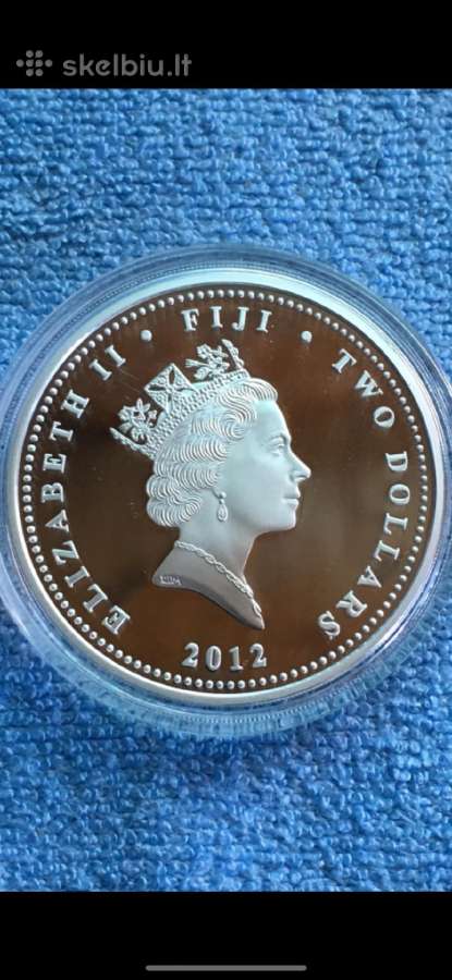 Moneta Fiji 2012m. 2 dollars, sidabras(.999) - nuotraukos Nr. 2