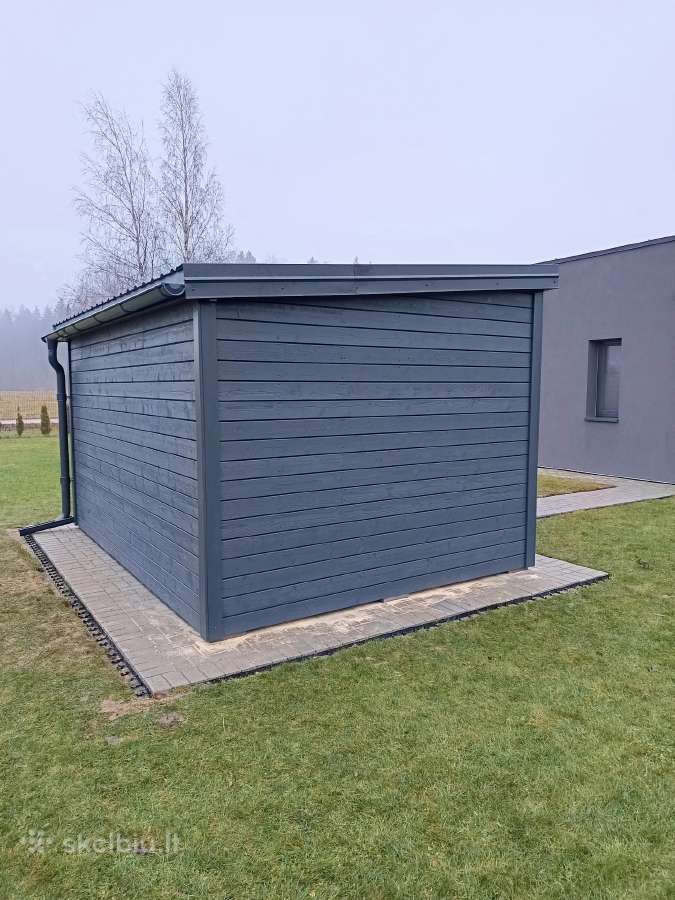 Mediniai karkasiniai lauko sandeliukai,nameliai - nuotraukos Nr. 4