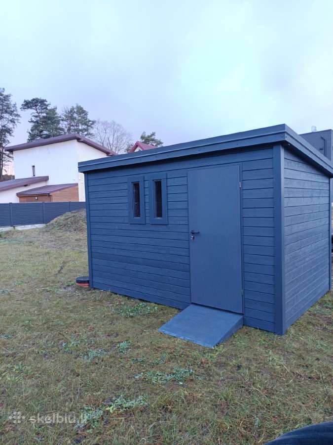 Mediniai karkasiniai lauko sandeliukai,nameliai - nuotraukos Nr. 7