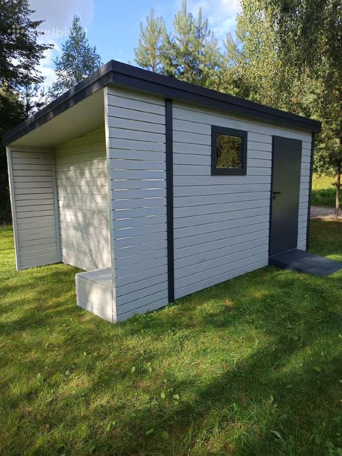 Mediniai karkasiniai lauko sandeliukai,nameliai - nuotraukos Nr. 27