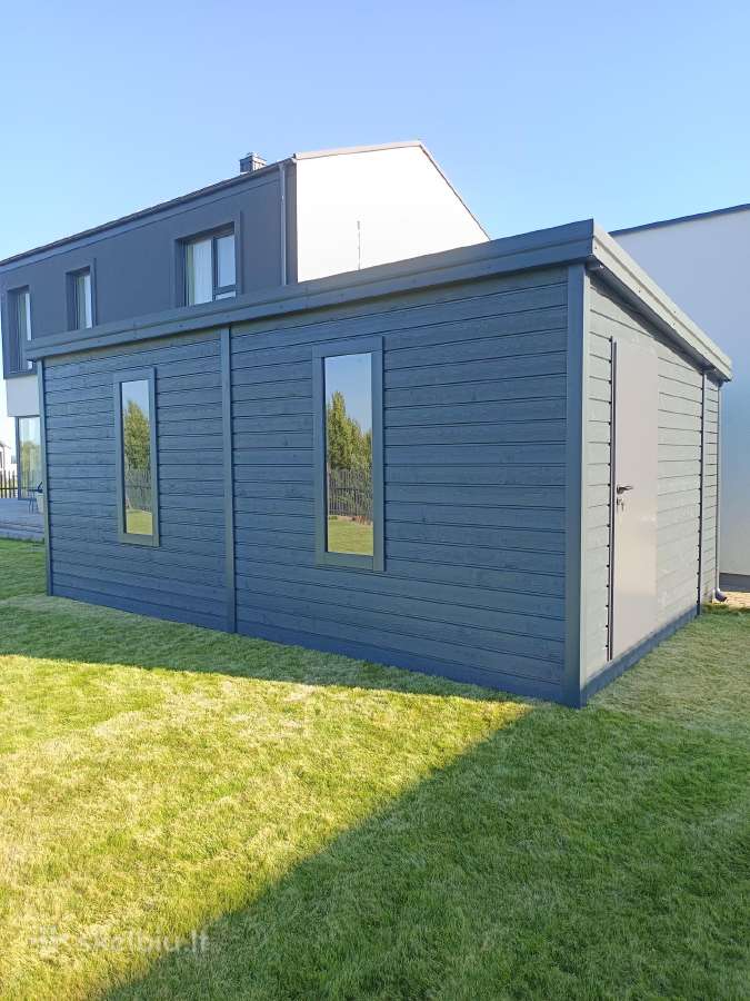Mediniai karkasiniai lauko sandeliukai,nameliai - nuotraukos Nr. 28