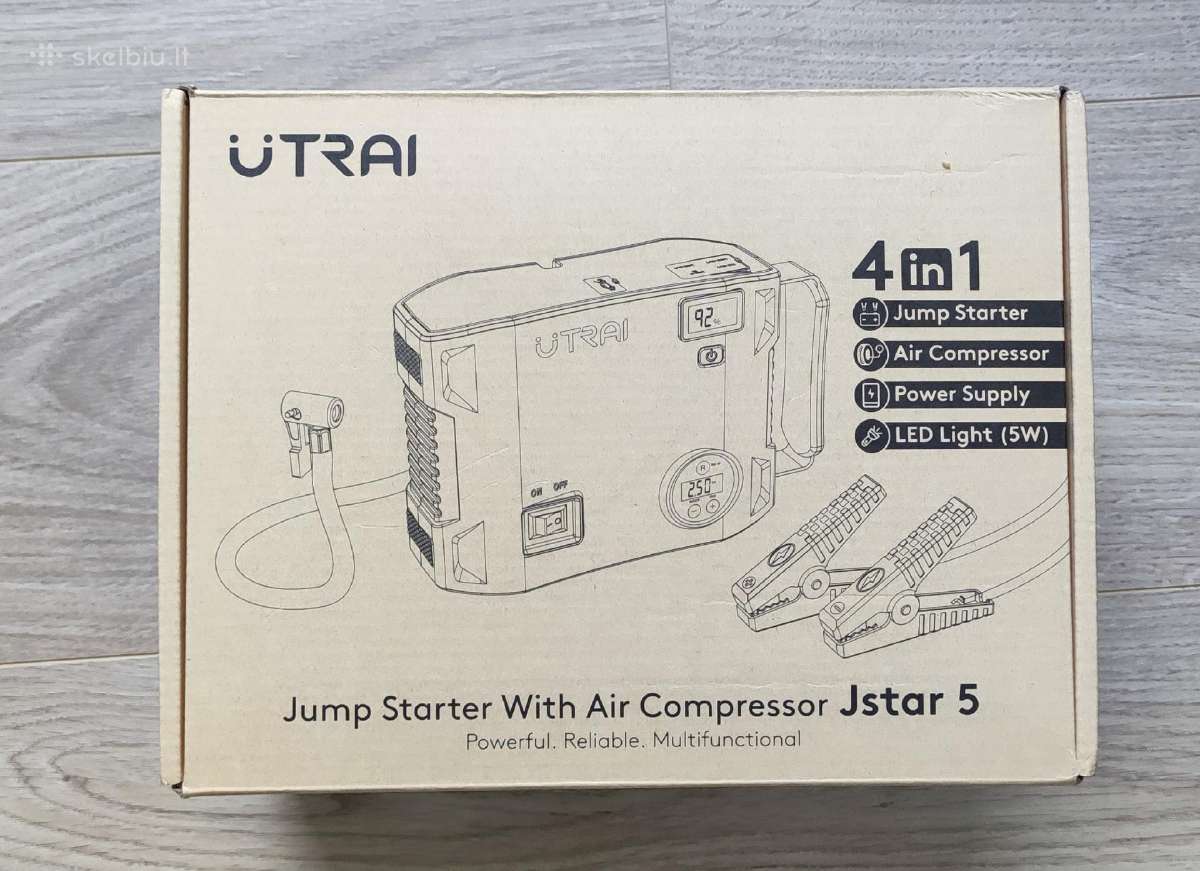 Utrai Jstar 5 powerbank/užvedėjas - 4 in 1 - 2000a - nuotraukos Nr. 2