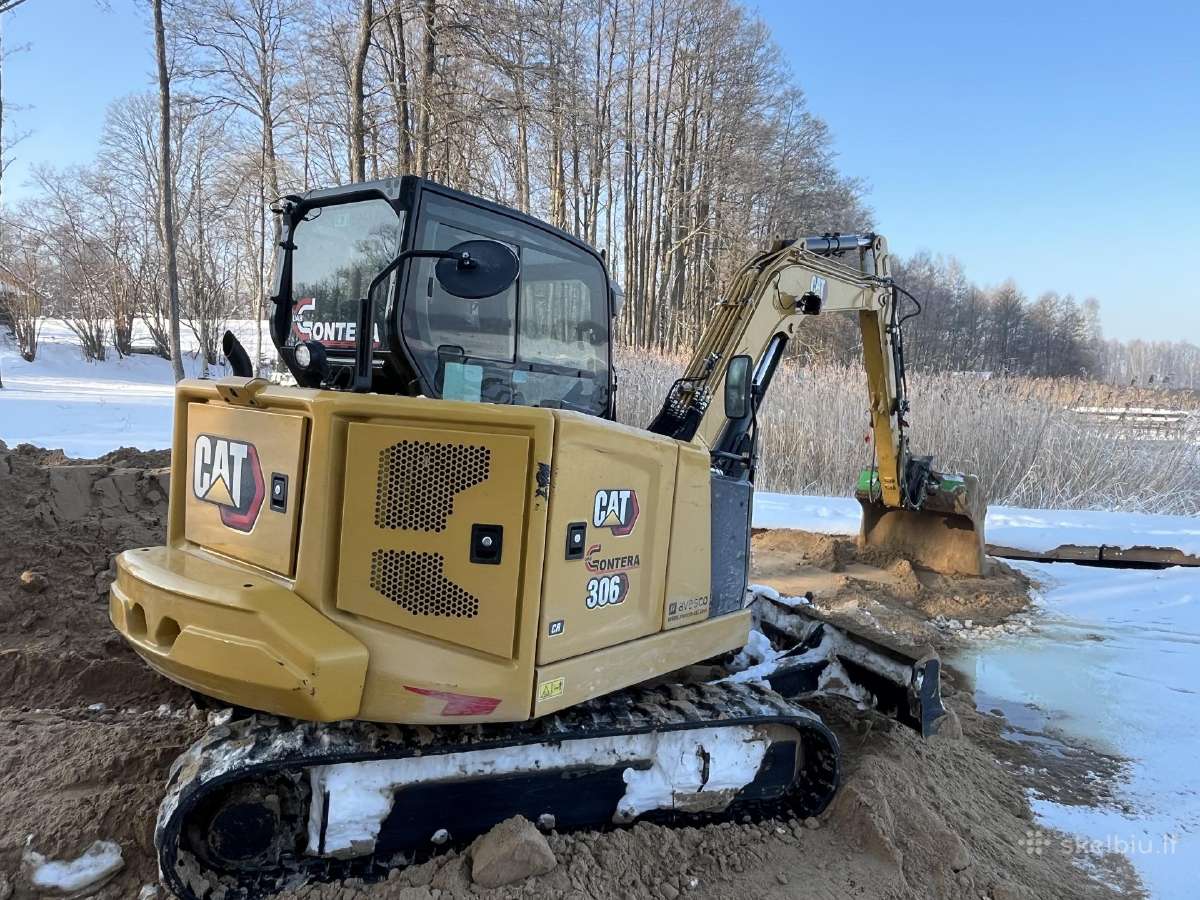 Eskavatoriaus paslaugos Cat 306 (6.5t) - nuotraukos Nr. 2