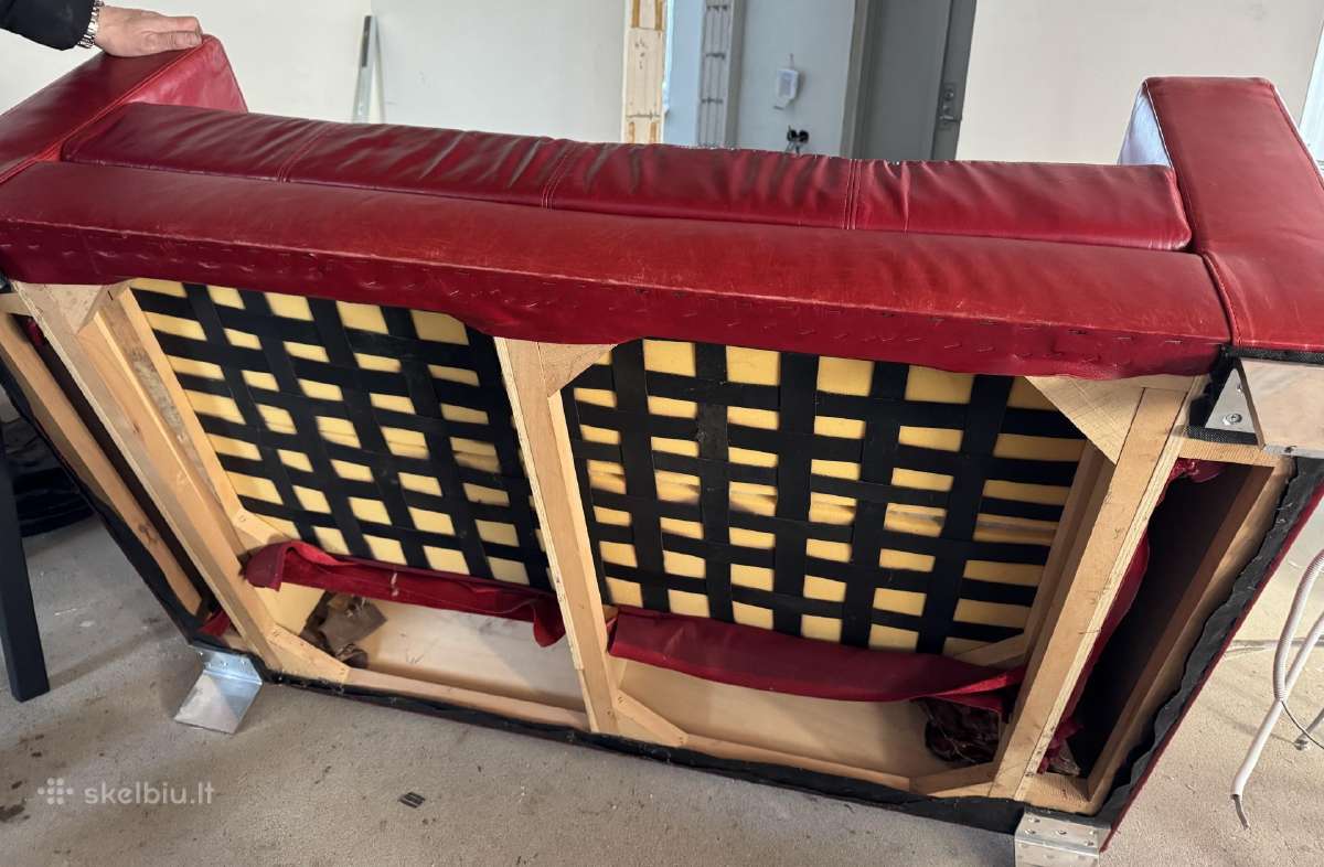 Itališka natūralios odos sofa - nuotraukos Nr. 10