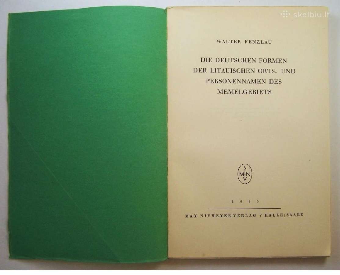 Vokiškos Lietuvių vietovardžių Memel - nuotraukos Nr. 3
