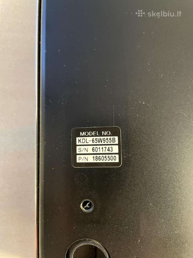 Sony Bravia televizorius - nuotraukos Nr. 10
