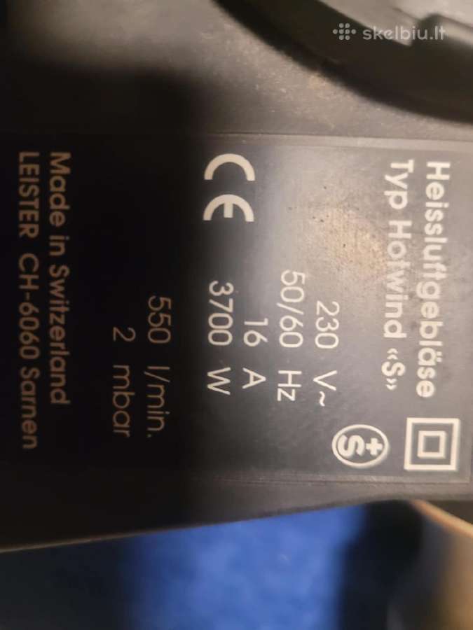 Leister 3,7 Kw Gamybinis fenas - nuotraukos Nr. 4