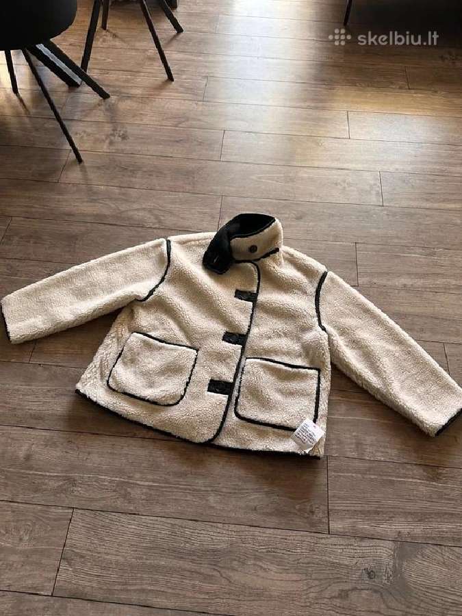 Asos Design teddy paltukas kreminės spalvos