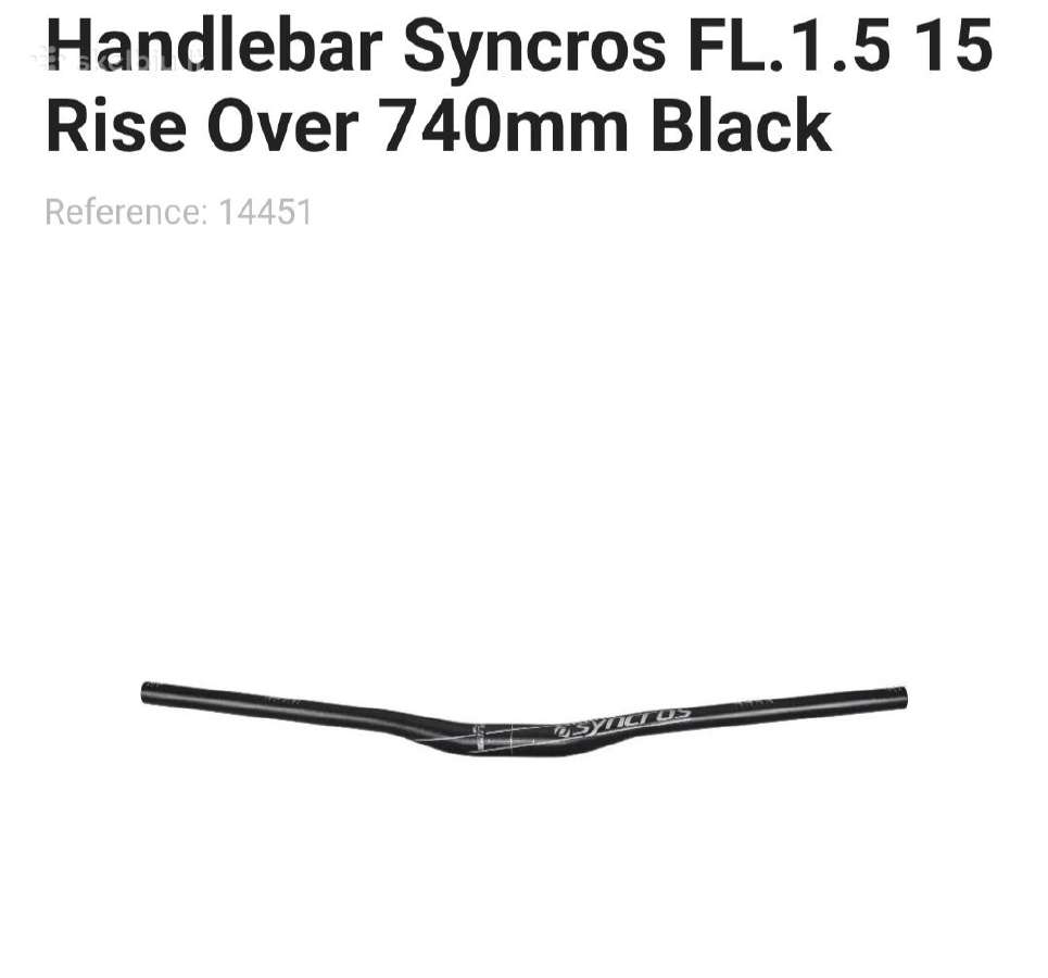 Syncros Fl 1.5 T-bar MTB vairą su vairo iškyša - nuotraukos Nr. 2