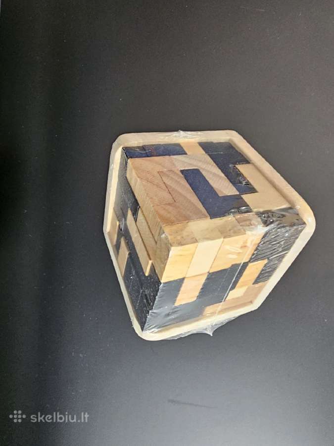 Medinis 3D kubas galvosūkis dėlionė