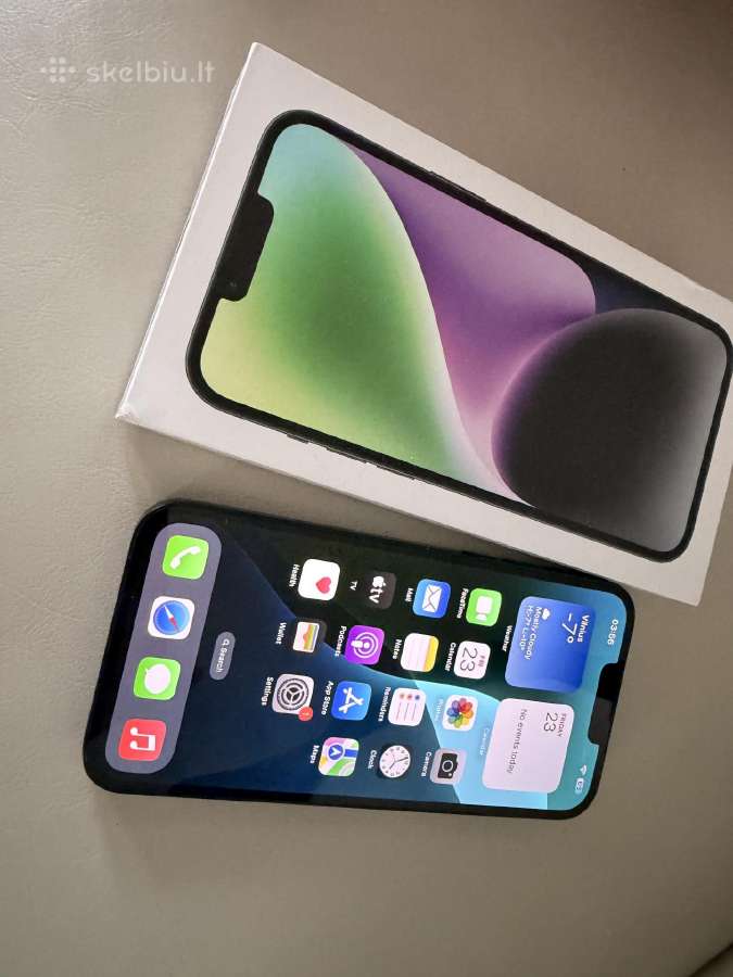 iPhone 14 plus, 128gb, idealios būklės