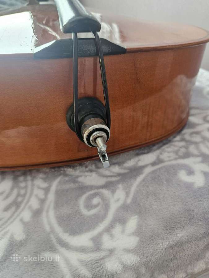 Parduodama 2/4 dydžio violončelė su dėklu - nuotraukos Nr. 8