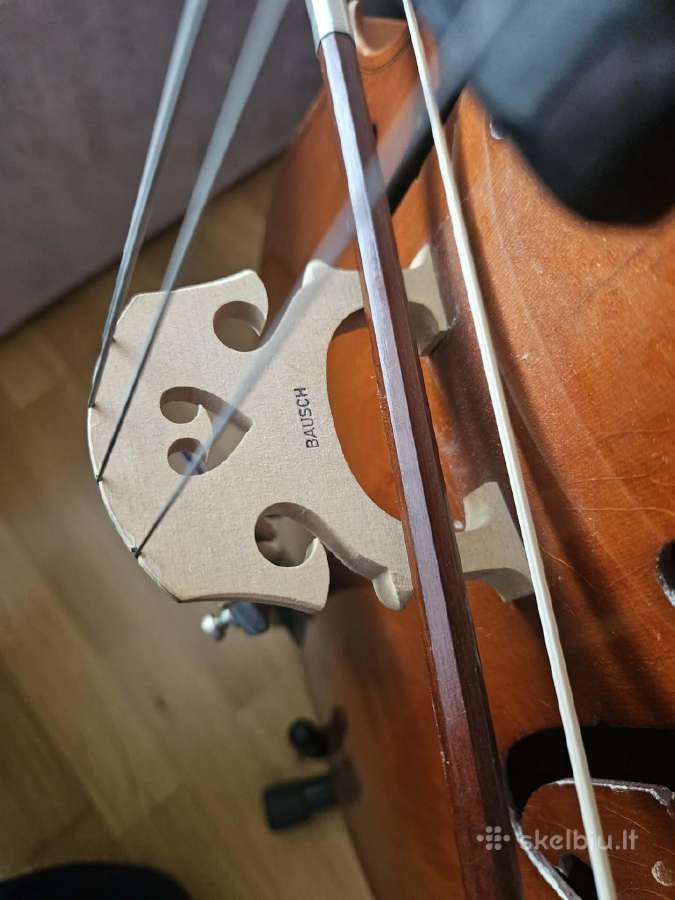 Parduodama 2/4 dydžio violončelė su dėklu - nuotraukos Nr. 9