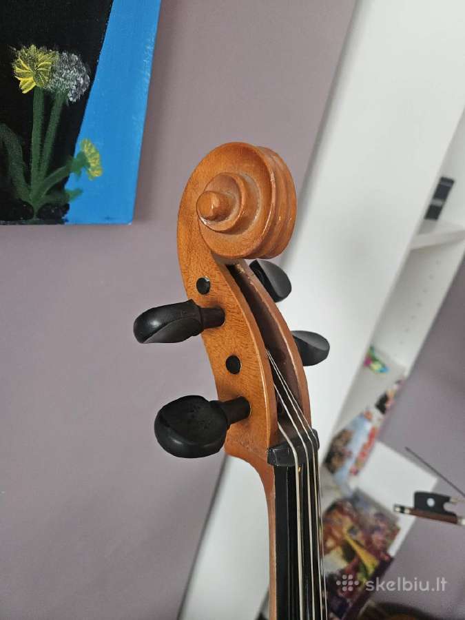 Parduodama 2/4 dydžio violončelė su dėklu - nuotraukos Nr. 5