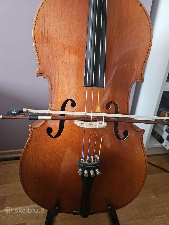 Parduodama 2/4 dydžio violončelė su dėklu - nuotraukos Nr. 7