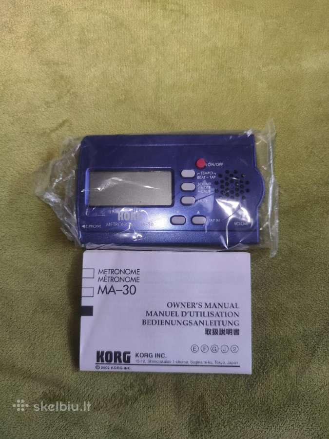 Metronomas Korg Ma-30 - nuotraukos Nr. 3