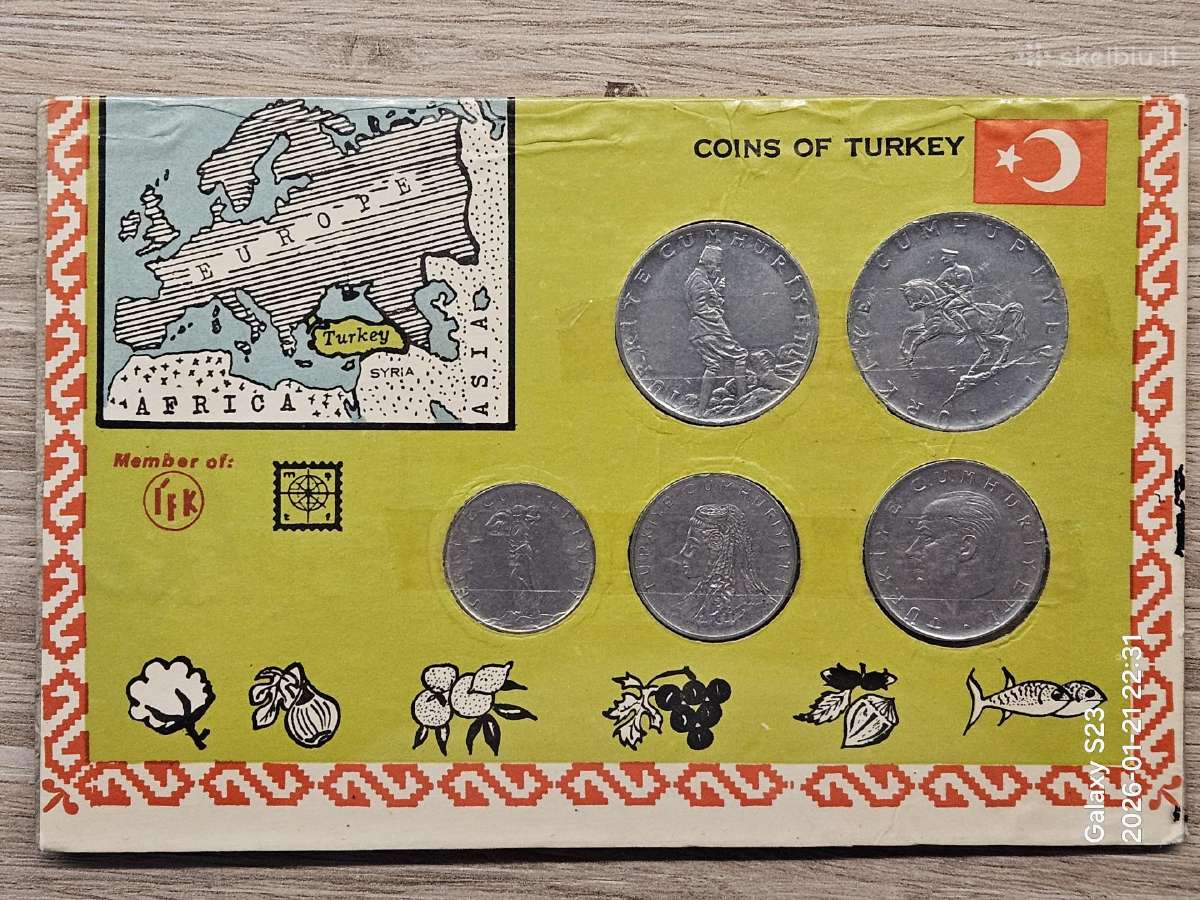 Turkijos monetų rinkinukas - nuotraukos Nr. 2