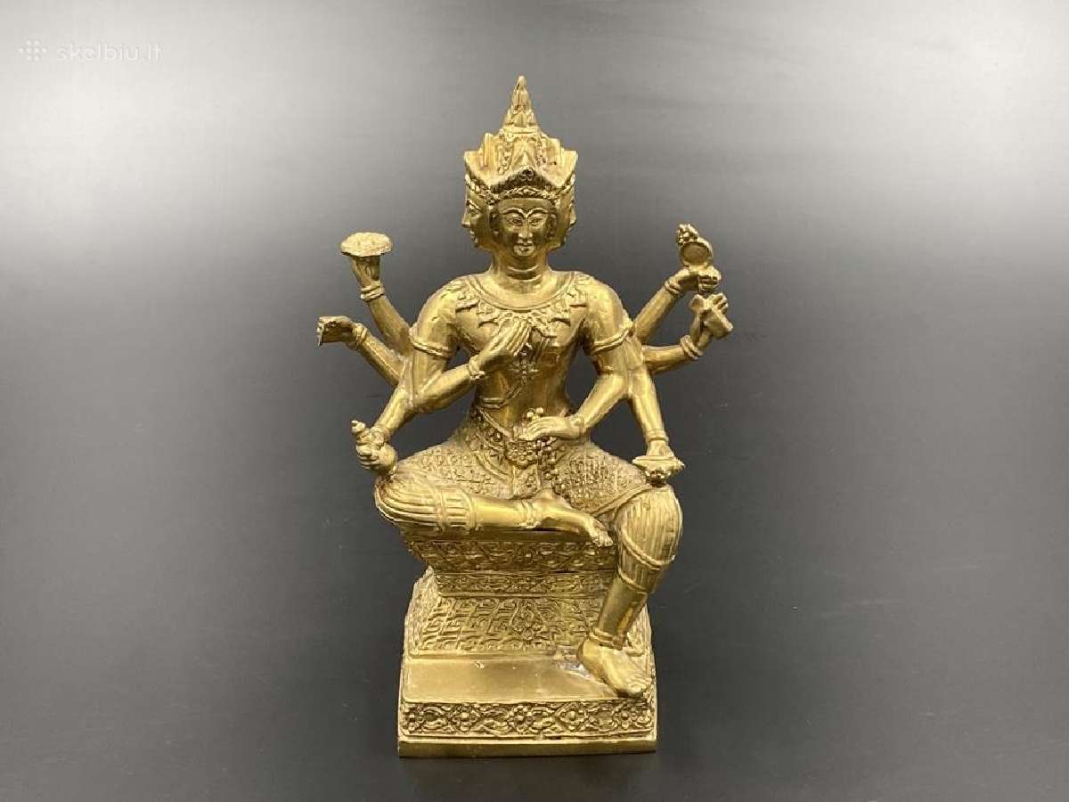 Žalvarinė skulptūra "Buda"