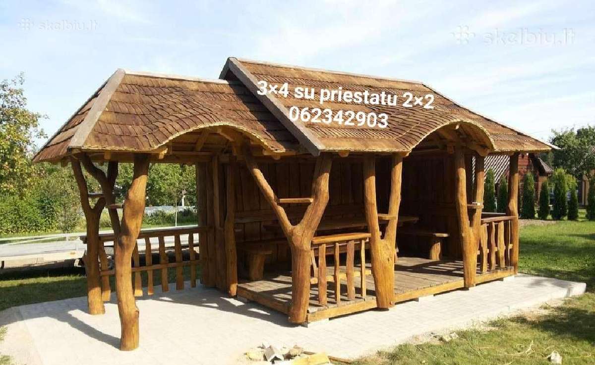 Pavėsinė ,šulinio apdaila. - nuotraukos Nr. 3